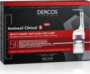 Виши Dercos Aminexil Intensive 5 Средство против выпадения волос для мужчин, 21 шт по 6 мл