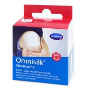 Пластырь Омнисилк/Omnisilk на шелковой основе 5 м х 2,5 см
