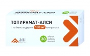 Топирамат Алси таблетки п/обол. 100 мг № 30