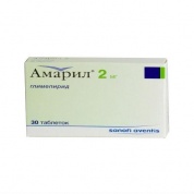 Амарил таблетки 2 мг № 30 