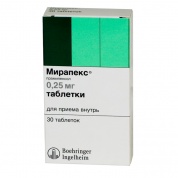 Мирапекс таблетки 0.25 мг № 30