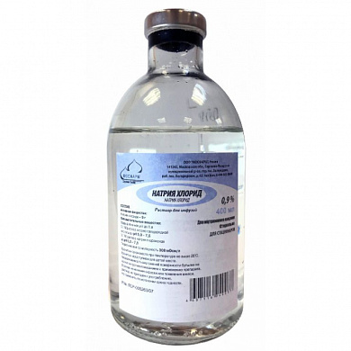 Натрия хлорид р-р для инфузий 0.9% 400 мл