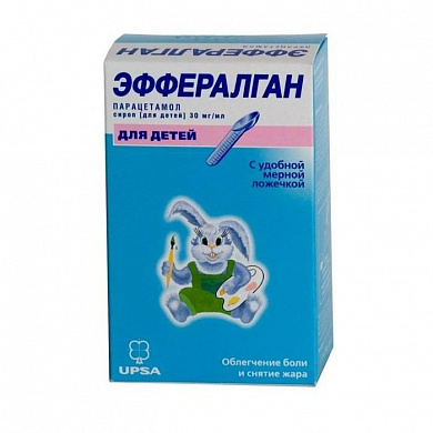 Эффералган сироп для детей 30 мг/мл 90 мл
