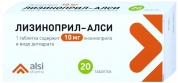 Лизиноприл-АЛСИ таблетки 10 мг № 20