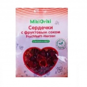 Микиорики мармелад с фруктовом соком и витамином С сердечки 200г