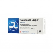 Тинидазол - Акри таблетки 500 мг № 4 