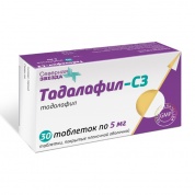 Тадалафил-СЗ таблетки покрыт.плен.об. 5 мг № 30