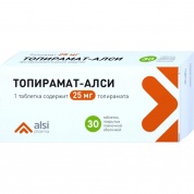 Топирамат Алси  таблетки п/обол. 25 мг № 30