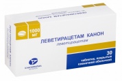 Леветирацетам Канон таблетки 1000 мг № 30
