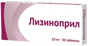 Лизиноприл таблетки 10 мг № 30 Озон