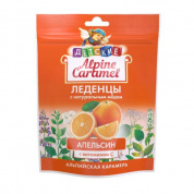 Альпийская карамель леденцы детские мед + витамин С + Апельсин 75г 