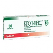  Клопидекс таблетки 75 мг № 30