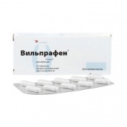 Вильпрафен таблетки покрытые оболочкой 500 мг № 10