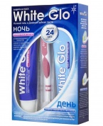 Зубная паста White Glo 100,0 и ночной гель 85,0 + щетка