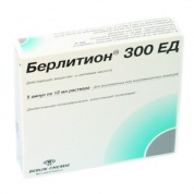 Берлитион 300 ампулы 300 мг , 12 мл № 5
