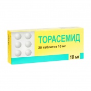 Торасемид таблетки 10 мг № 20