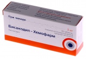 Бисакодил Хемофарм таблетки покрытые оболочкой 5 мг № 30