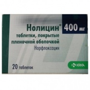  Нолицин таблетки 400 мг № 20