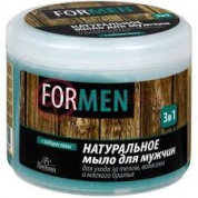 Ф39 Мыло таежное для мужчин (водорослями) для тела и волос натуральное 450 г