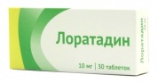 Лоратадин таблетки 10 мг № 30 Озон