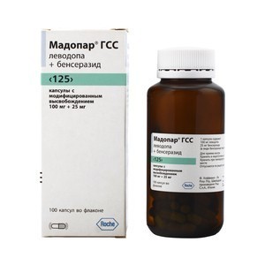  Мадопар ГСС капсулы 125 мг № 100