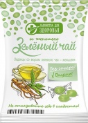 Леденцы Лакомства для здоровья без сахара на изомальте со вкусом зеленого чая и женьшеня, 50 г