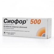  Сиофор 500 таблетки 500 мг № 60