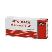 Кетотифен Ирбитский таблетки 1 мг № 30