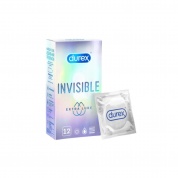  Презервативы Дюрекс Invisible extra lube № 12