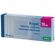 Аторис таблетки 20 мг № 30