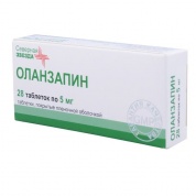 Оланзапин-СЗ таблетки покрыт.плен.об. 5 мг № 28