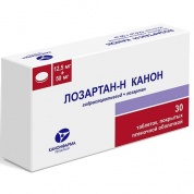 Лозартан Канон Н таблетки 12.5 мг + 50 мг № 30 