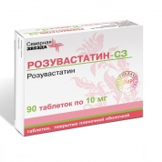 Розувастатин-СЗ таблетки покрыт.плен.об. 10 мг № 90