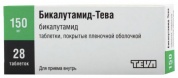  Бикалутамид-Тева таблетки покрыт.плен.об. 150 мг № 28