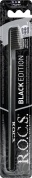 РОКС Зубная щетка Black Edition Classic, средняя жесткость