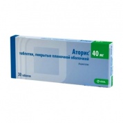  Аторис таблетки 40 мг № 30