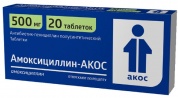Амоксициллин - Акос таблетки 500 мг № 20 