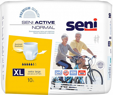 Сени Трусы впитывающие одноразовые для взрослых Seni Active Normal Extra Large 4 № 10
