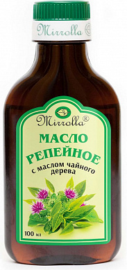 Мирролла Репейное масло для волос, с экстрактом чайного дерева 100 мл