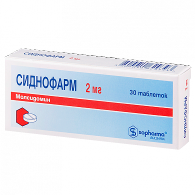 Сиднофарм таблетки 2 мг № 30