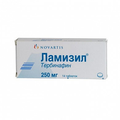 Ламизил таблетки 250 мг № 14