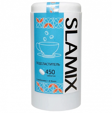 Стевия SLAMIX подсластитель таблетки N450