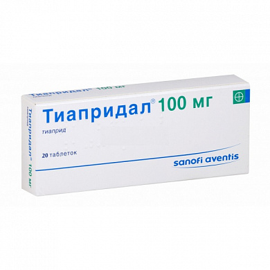 Тиапридал таблетки 100 мг № 20