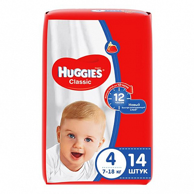  Huggies Подгузники Классик 7-18 кг № 14
